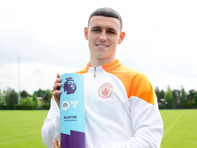 Có giá trị còn cao hơn Saka là người đồng đội ở ĐT Anh và đang chơi cho CLB Man City - Phil Foden khi định giá 150 triệu euro.