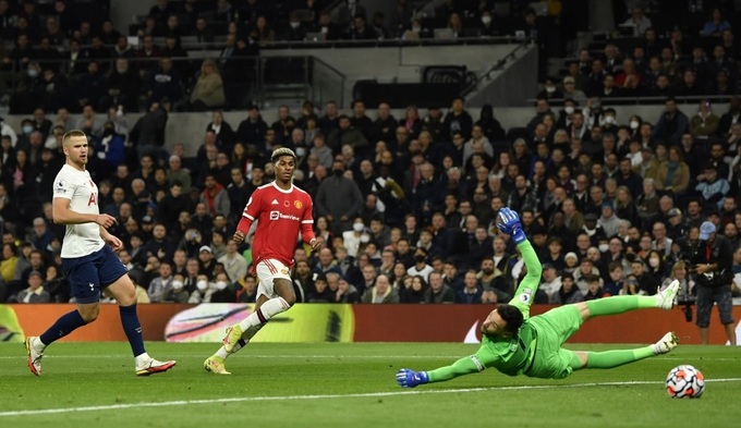 Rashford rất có duyên ghi bàn cho MU trong các trận gặp Tottenham trước đây