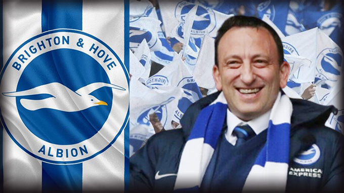 Chủ tịch Tony Bloom đang chèo lái Brighton rất thành công